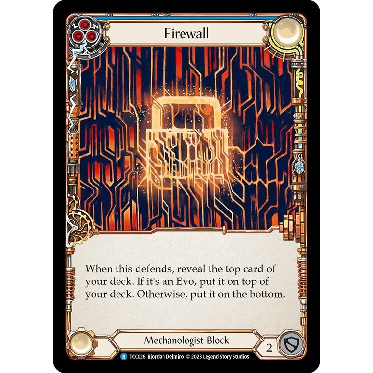 Image for Firewall (Blue) (TCC026) (TCC) - Flesh and Blood TCG