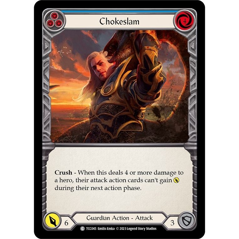 Image for Chokeslam (Blue) (TCC045) (TCC) - Flesh and Blood TCG