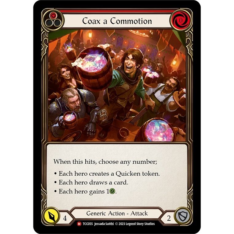 Image for Coax a Commotion (TCC055) (TCC) - Flesh and Blood TCG