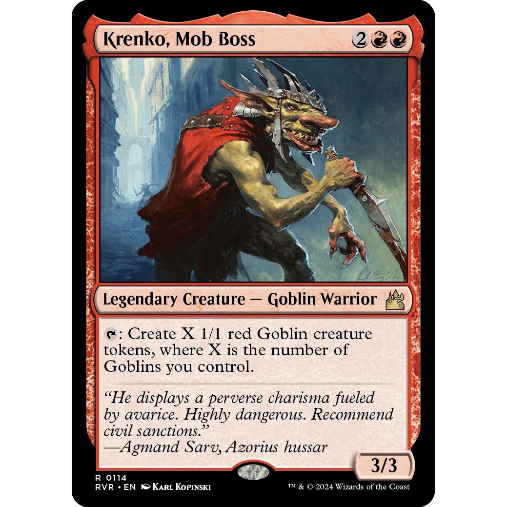 Image for Krenko, Mob Boss (114) (RVR) - Magic: The Gathering