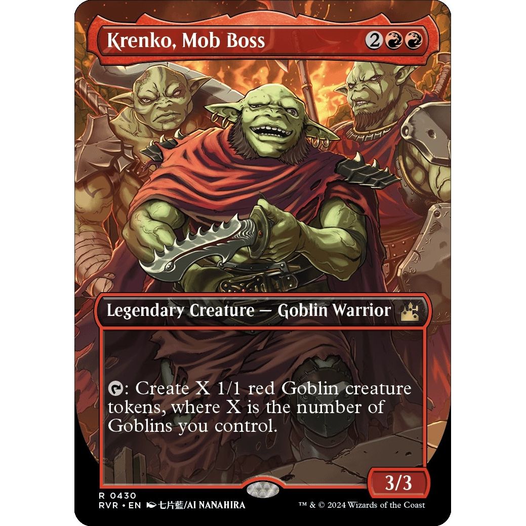 Image for Krenko, Mob Boss (Anime Borderless) (430) (RVR) - Magic: The Gathering