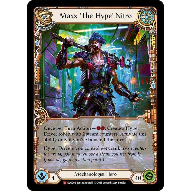 Image for Maxx 'The Hype' Nitro (EVO004) (EVO) - Flesh and Blood TCG