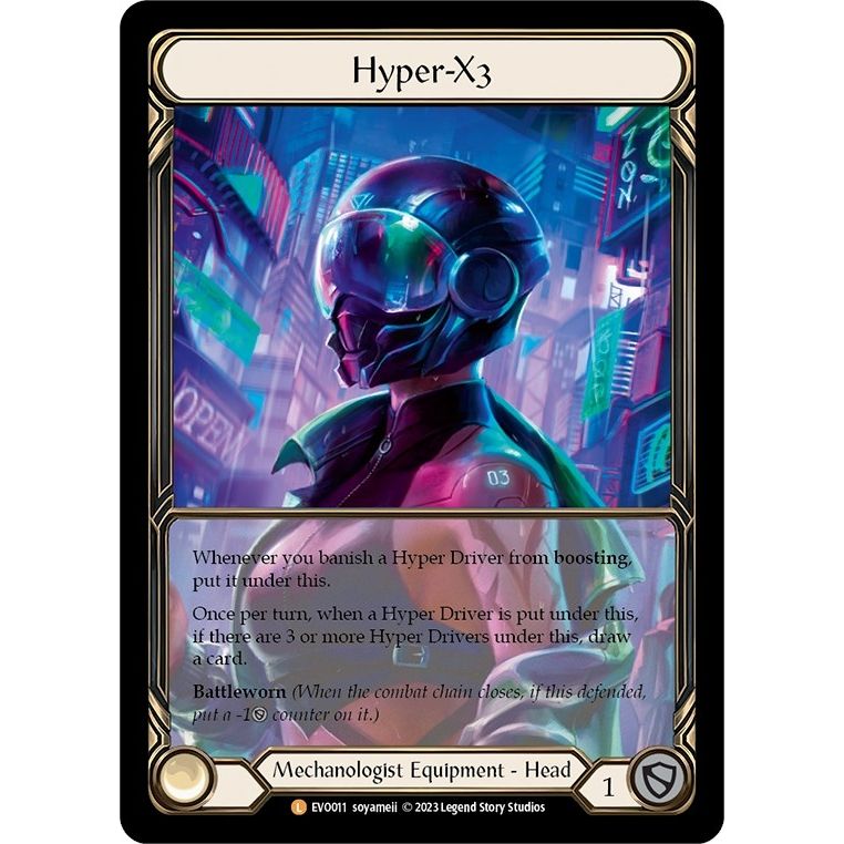 Image for Hyper-X3 (Extended Art) (EVO011) (EVO) - Flesh and Blood TCG