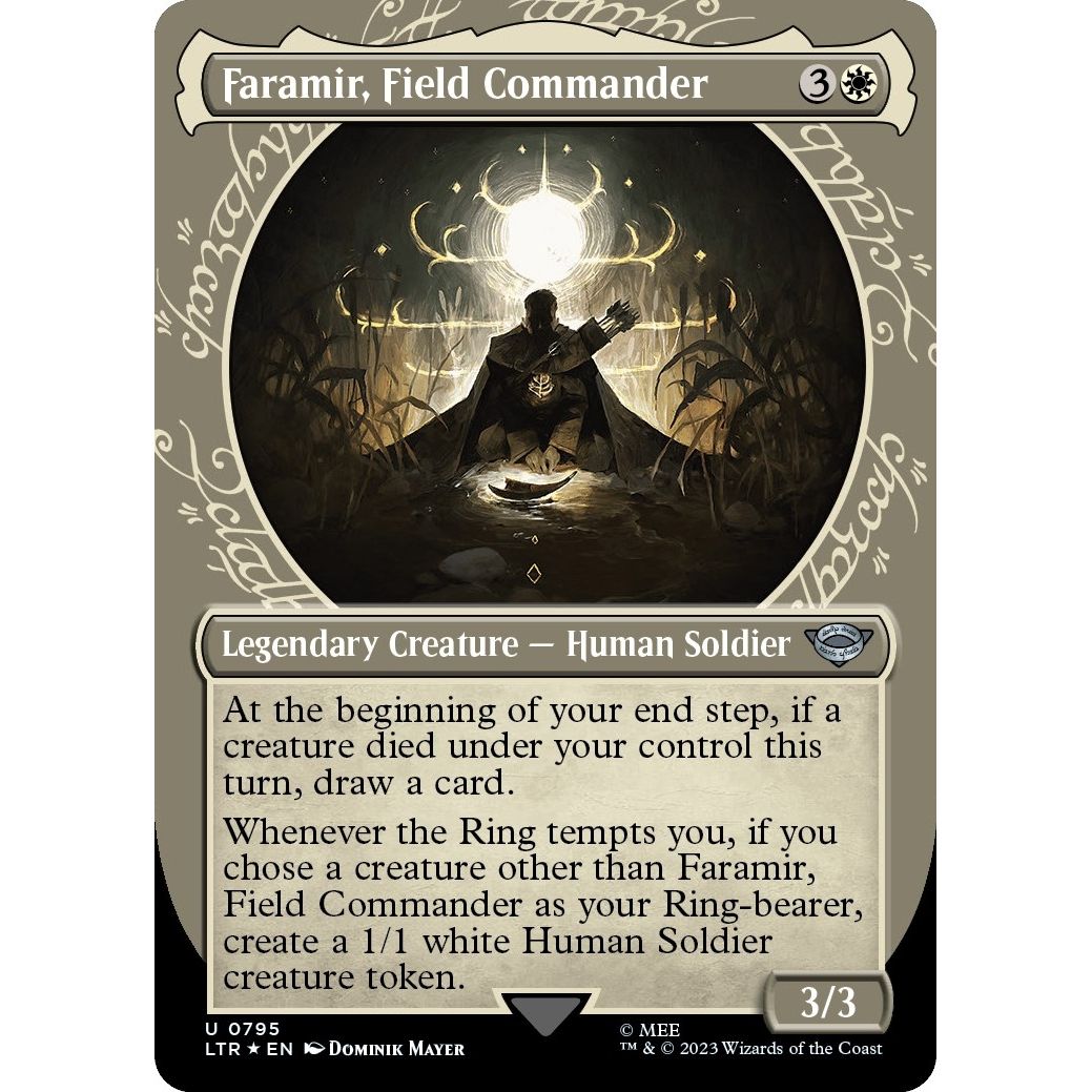Image for Faramir, Field Commander (Showcase) (Surge Foil) (795) (LTR) - Magic: The Gathering