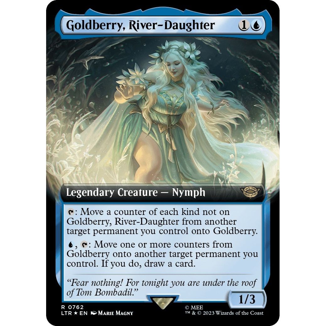 Image for Goldberry, River-Daughter (Extended Art) (Surge Foil) (762) (LTR) - Magic: The Gathering