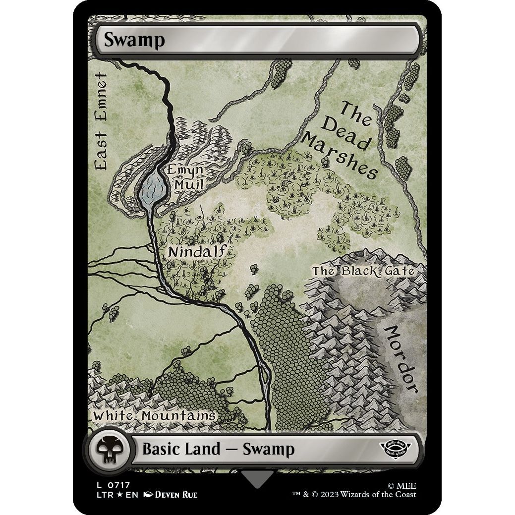 Image for Swamp (0717) (Surge Foil) (717) (LTR) - Magic: The Gathering