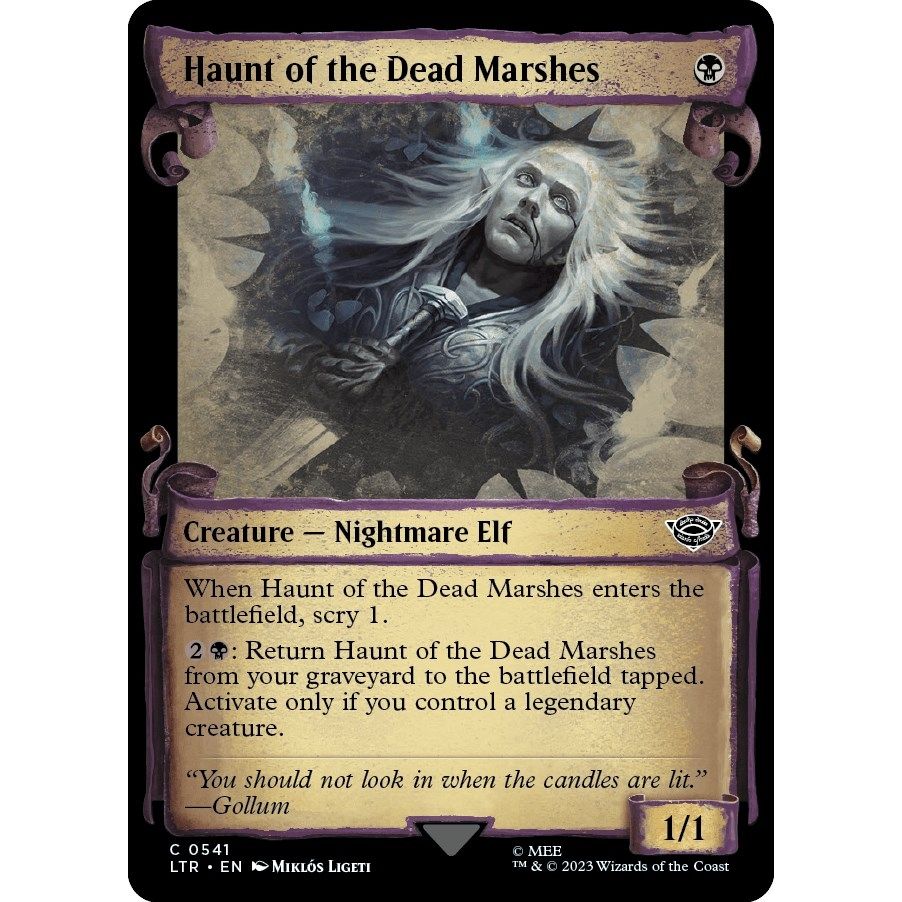 Image for Haunt of the Dead Marshes (Showcase Scrolls) (541) (LTR) - Magic: The Gathering