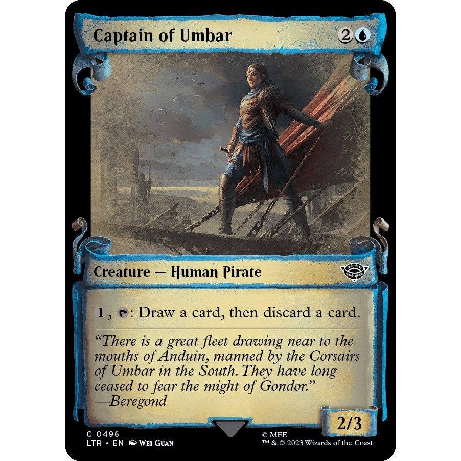 Image for Captain of Umbar (Showcase Scrolls) (496) (LTR) - Magic: The Gathering