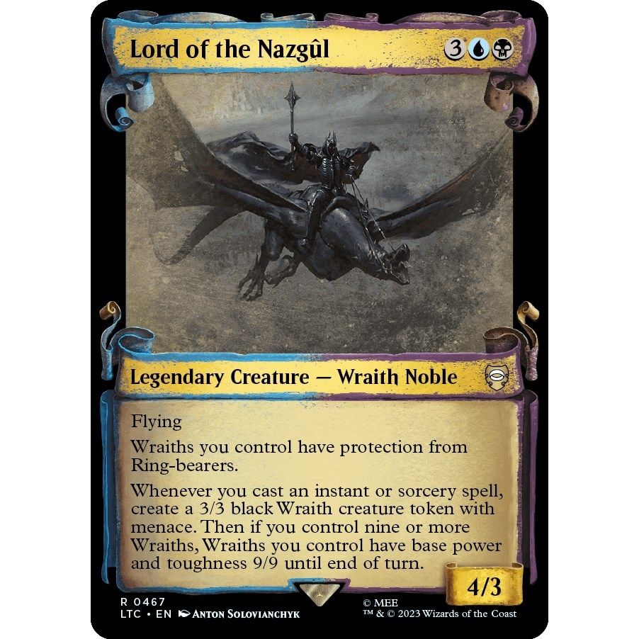 Image for Lord of the Nazgul (Showcase Scrolls) (467) (LTC) - Magic: The Gathering