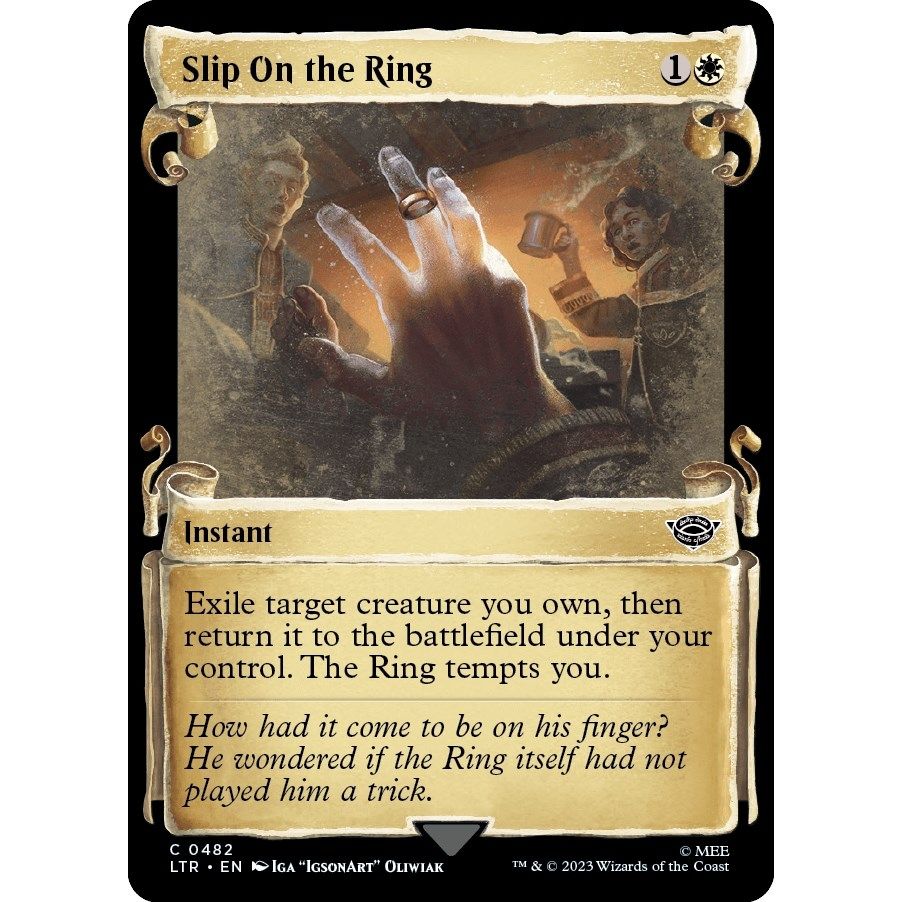 Image for Slip on the Ring (Showcase Scrolls) (482) (LTR) - Magic: The Gathering