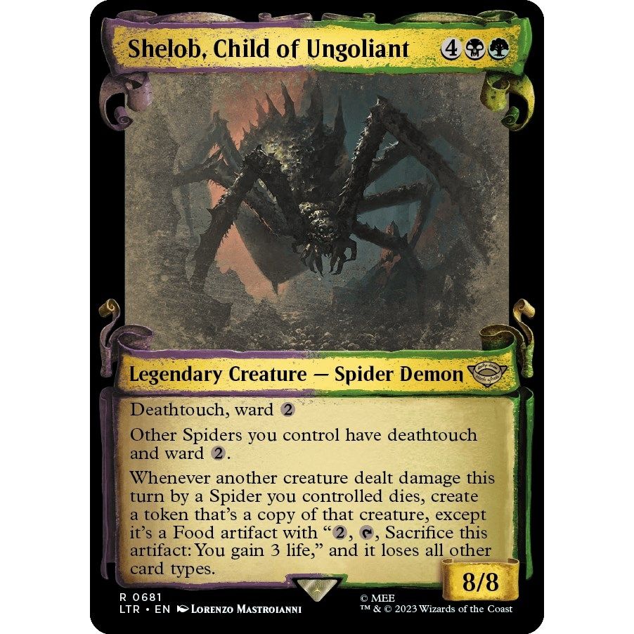 Image for Shelob, Child of Ungoliant (Showcase Scrolls) (681) (LTR) - Magic: The Gathering