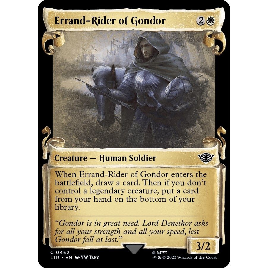 Image for Errand-Rider of Gondor (Showcase Scrolls) (462) (LTR) - Magic: The Gathering