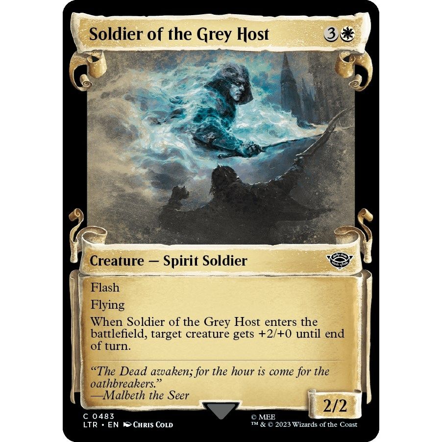 Image for Soldier of the Grey Host (Showcase Scrolls) (483) (LTR) - Magic: The Gathering