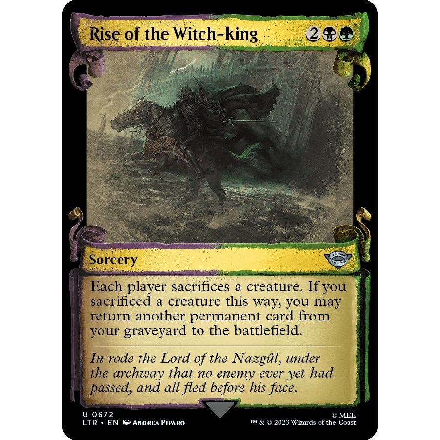Image for Rise of the Witch-king (Showcase Scrolls) (672) (LTR) - Magic: The Gathering