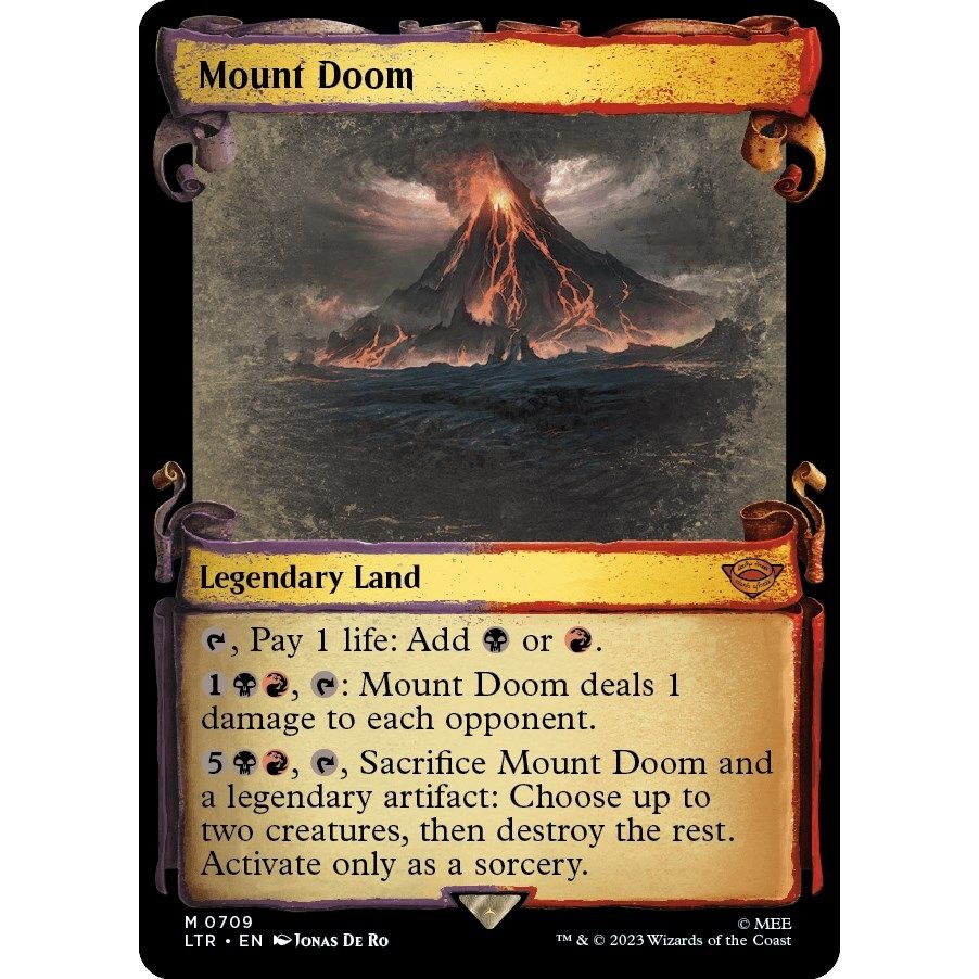 Image for Mount Doom (Showcase Scrolls) (709) (LTR) - Magic: The Gathering