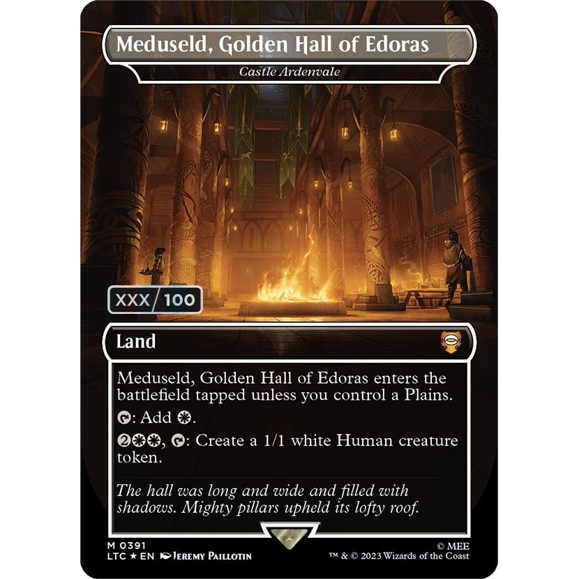 Image for Meduseld, Golden Hall of Edoras - Castle Ardenvale (Serial Numbered) (391) (LTC) - Magic: The Gathering