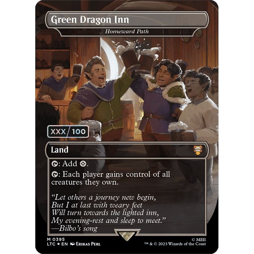 Image for Green Dragon Inn - Homeward Path (Serial Numbered) (395) (LTC) - Magic: The Gathering