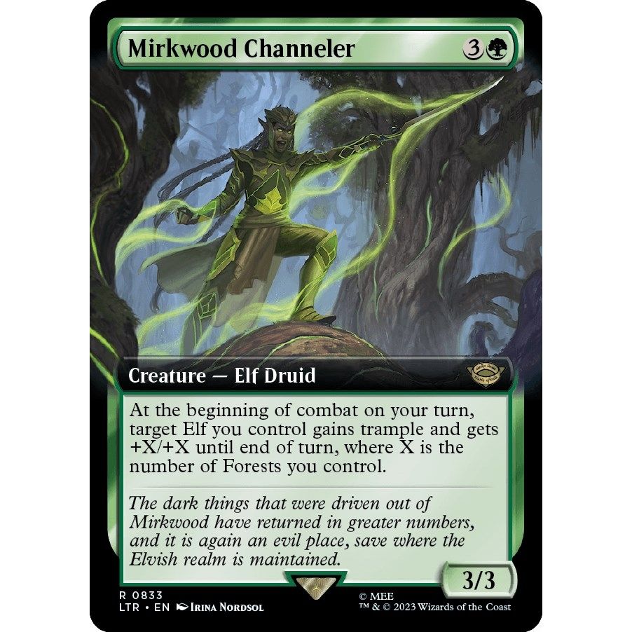 Image for Mirkwood Channeler (Extended Art) (833) (LTR) - Magic: The Gathering
