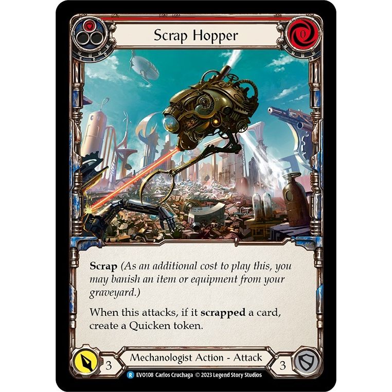 Image for Scrap Hopper (Red) (EVO108) (EVO) - Flesh and Blood TCG