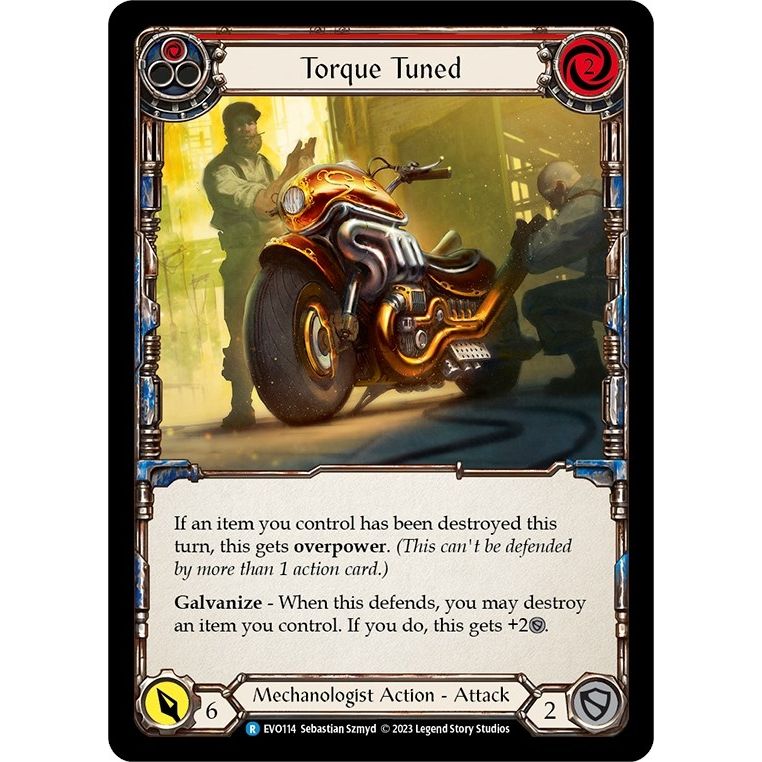 Image for Torque Tuned (Red) (EVO114) (EVO) - Flesh and Blood TCG