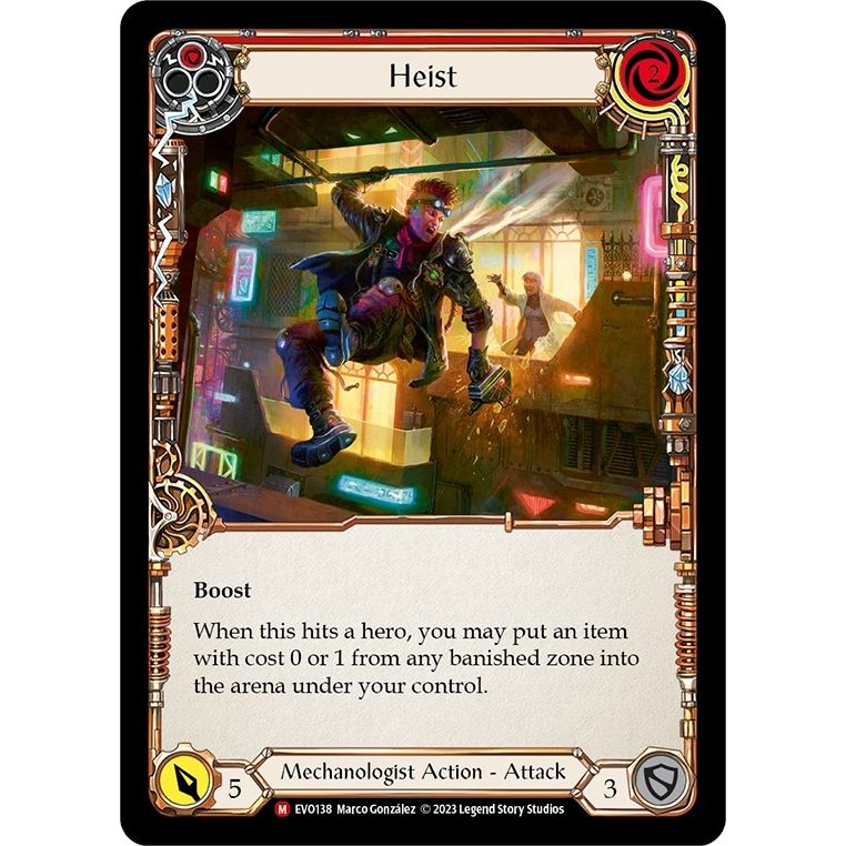 Image for Heist (EVO138) (EVO) - Flesh and Blood TCG