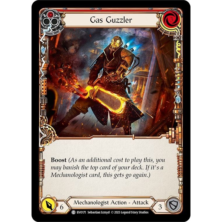 Image for Gas Guzzler (Red) (EVO171) (EVO) - Flesh and Blood TCG