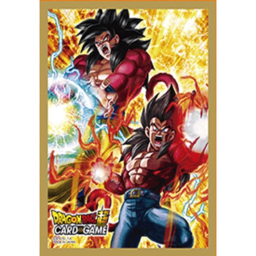 Image for Dragon Ball Super CCG: Premium Anniversary Box 2023 Card Sleeves - SS4 Son Goku and Vegeta (66-Pack) - Card Sleeves