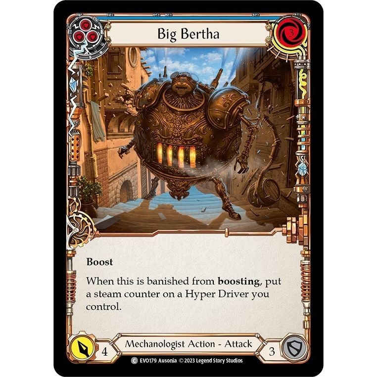 Image for Big Bertha (Blue) (EVO179) (EVO) - Flesh and Blood TCG