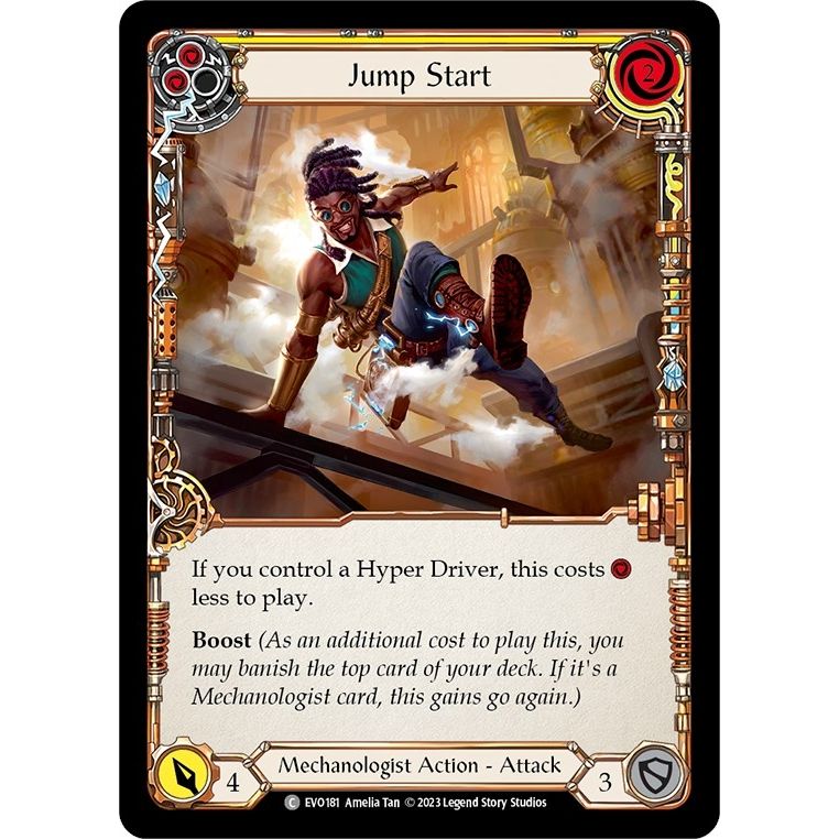 Image for Jump Start (Yellow) (EVO181) (EVO) - Flesh and Blood TCG