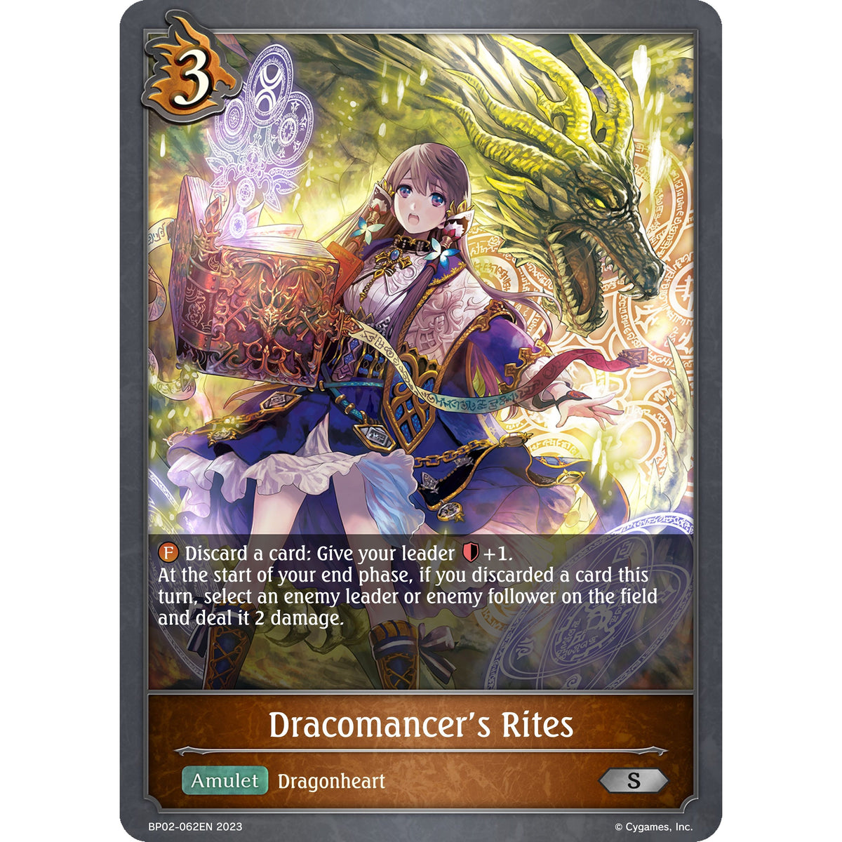 Image for Dracomancer's Rites (BP02-062EN) (BP02) - Shadowverse: Evolve