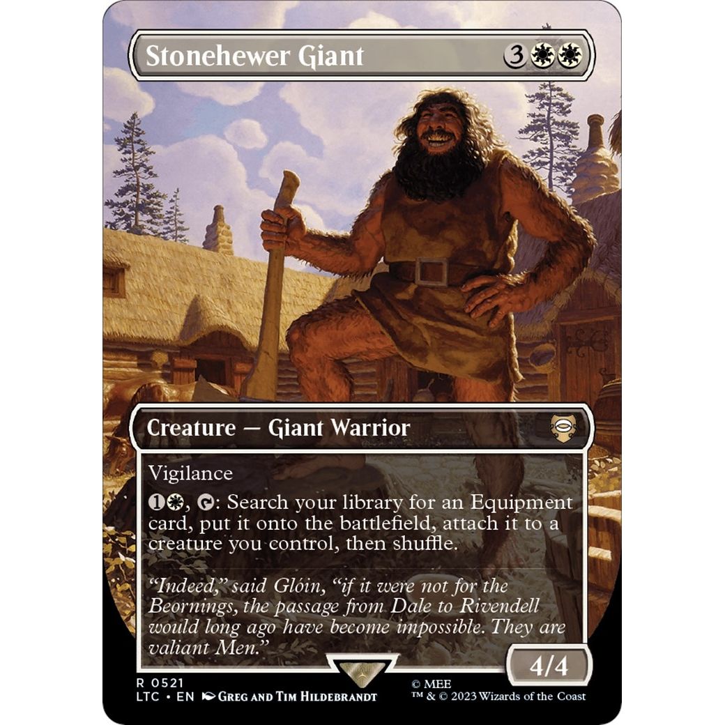 Image for Stonehewer Giant (Borderless) (521) (LTC) - Magic: The Gathering