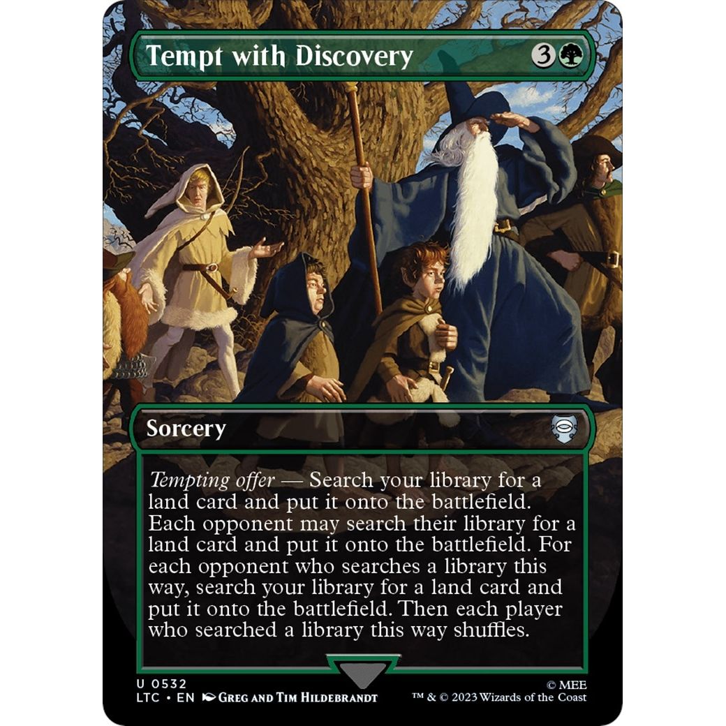 Image for Tempt with Discovery (Borderless) (532) (LTC) - Magic: The Gathering