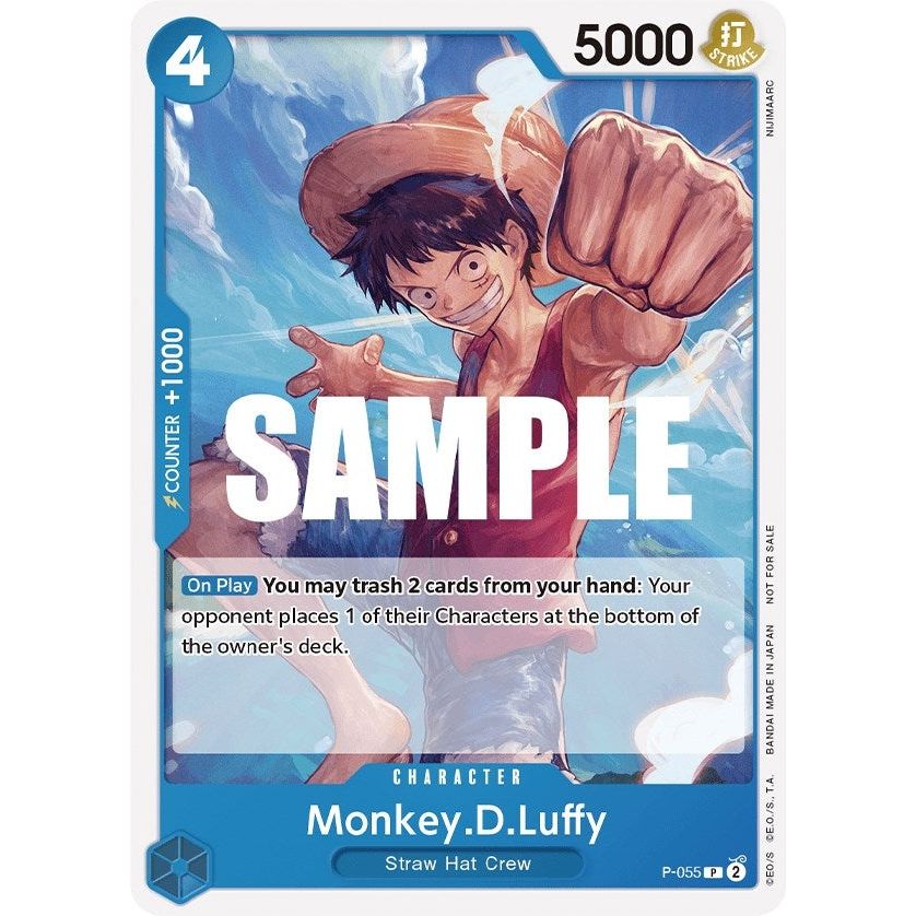 Image for Monkey.D.Luffy (055) (Sealed Battle Kit Vol. 1) (P-055) (OP-PR) - One Piece Card Game