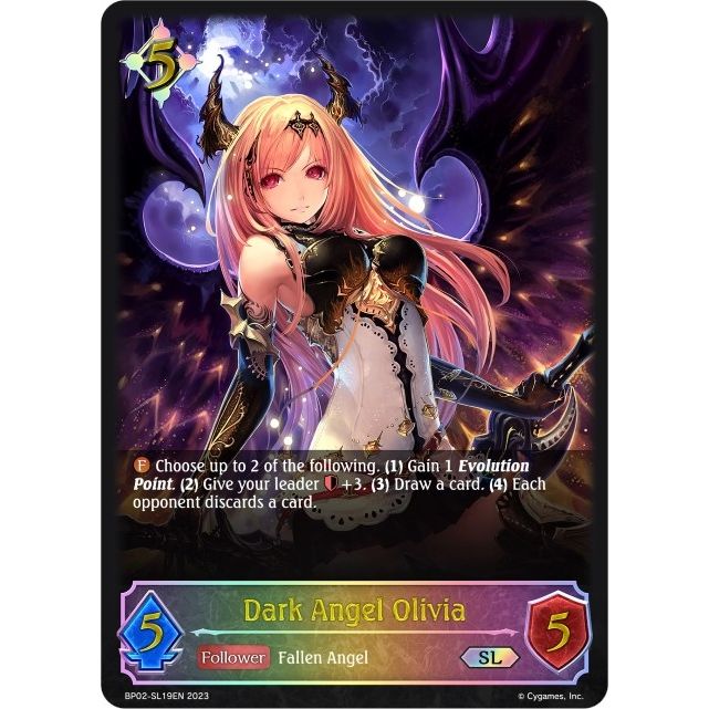 Image for Dark Angel Olivia (SL) (BP02-SL19EN) (BP02) - Shadowverse: Evolve