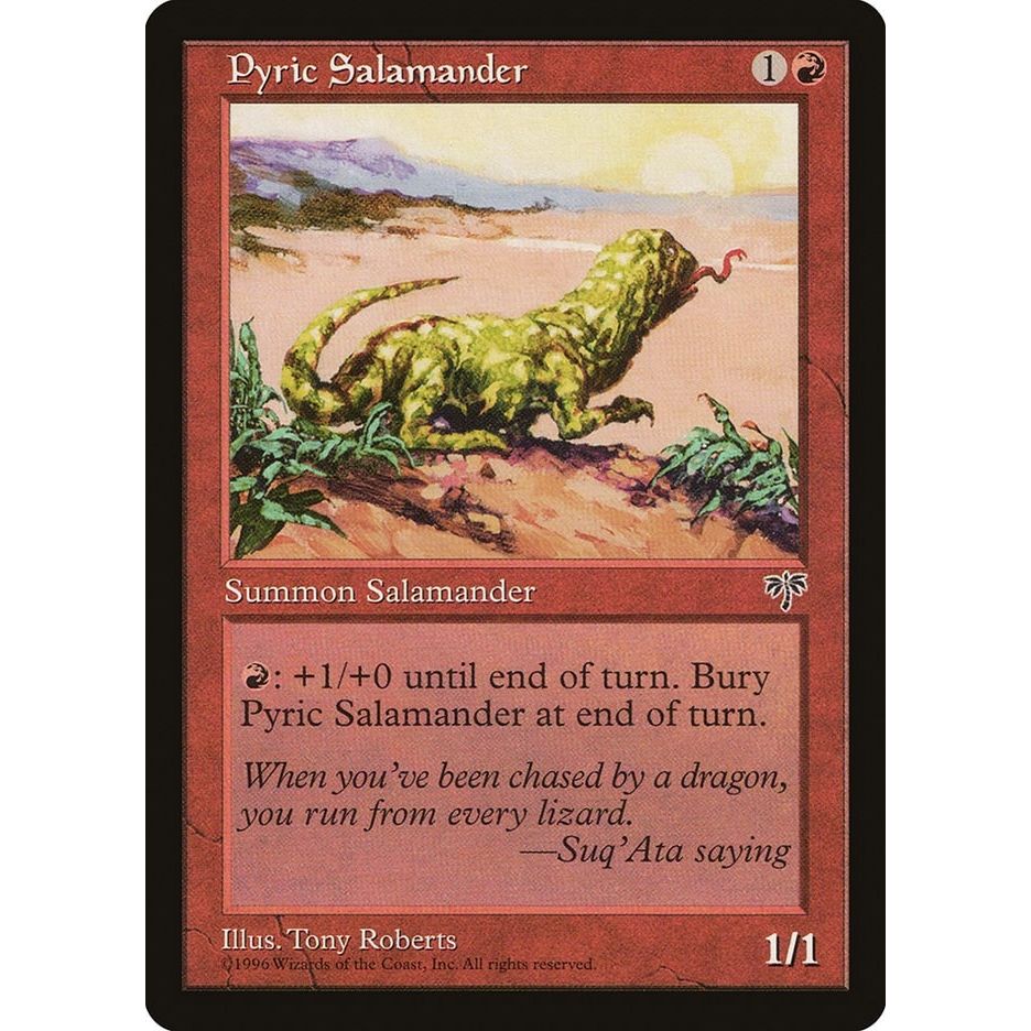 Image for Pyric Salamander (MIR) - Magic: The Gathering