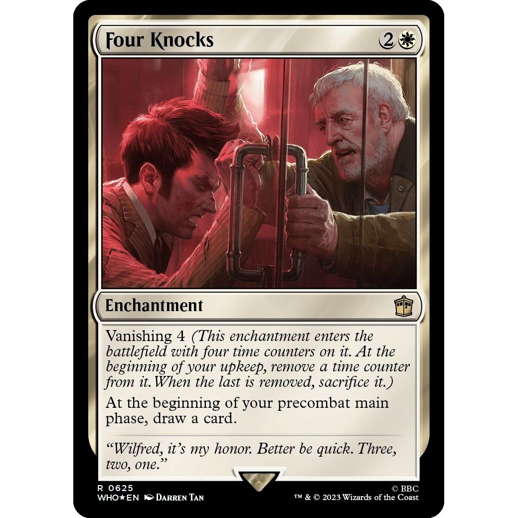 Image for Four Knocks (Surge Foil) (625) (WHO) - Magic: The Gathering