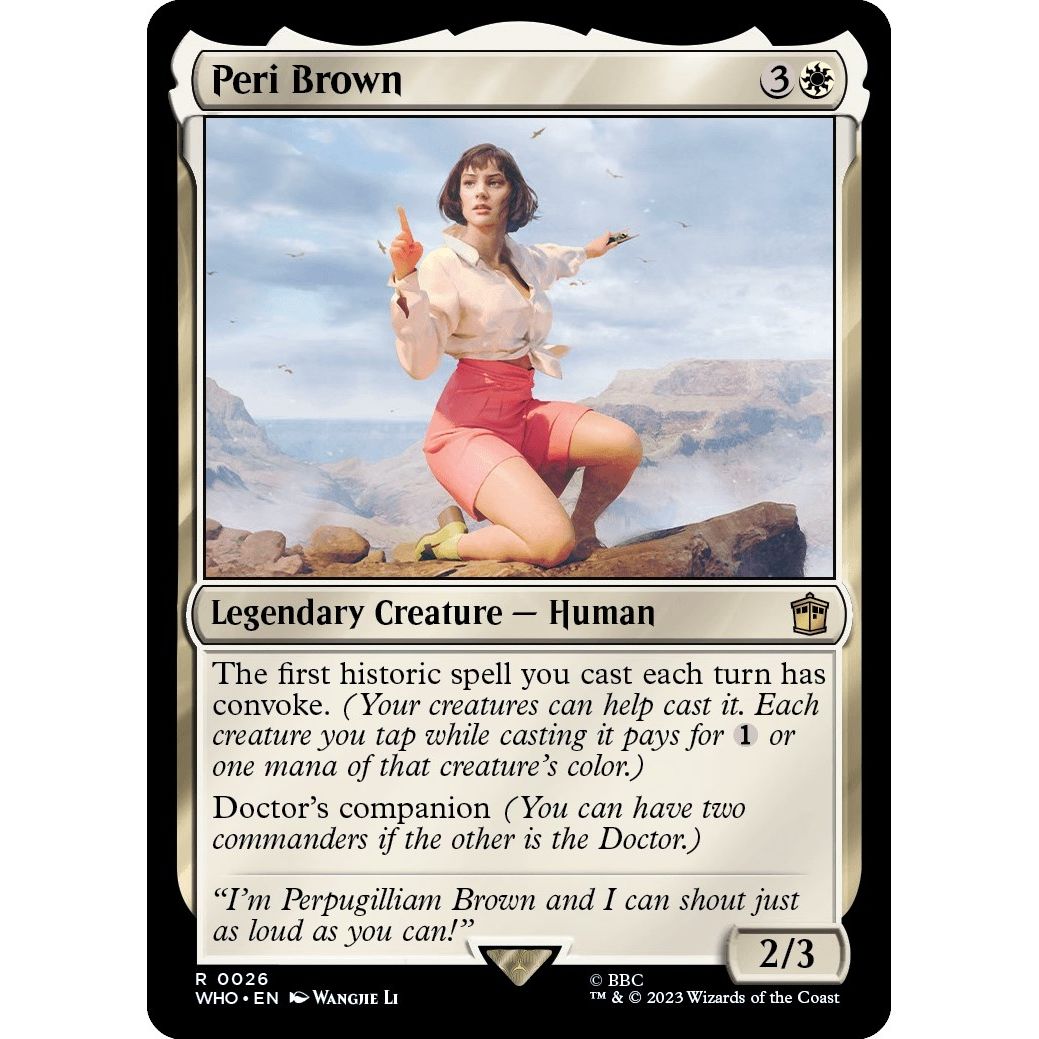 Image for Peri Brown (26) (WHO) - Magic: The Gathering