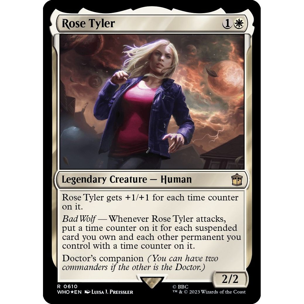 Image for Rose Tyler (Surge Foil) (610) (WHO) - Magic: The Gathering