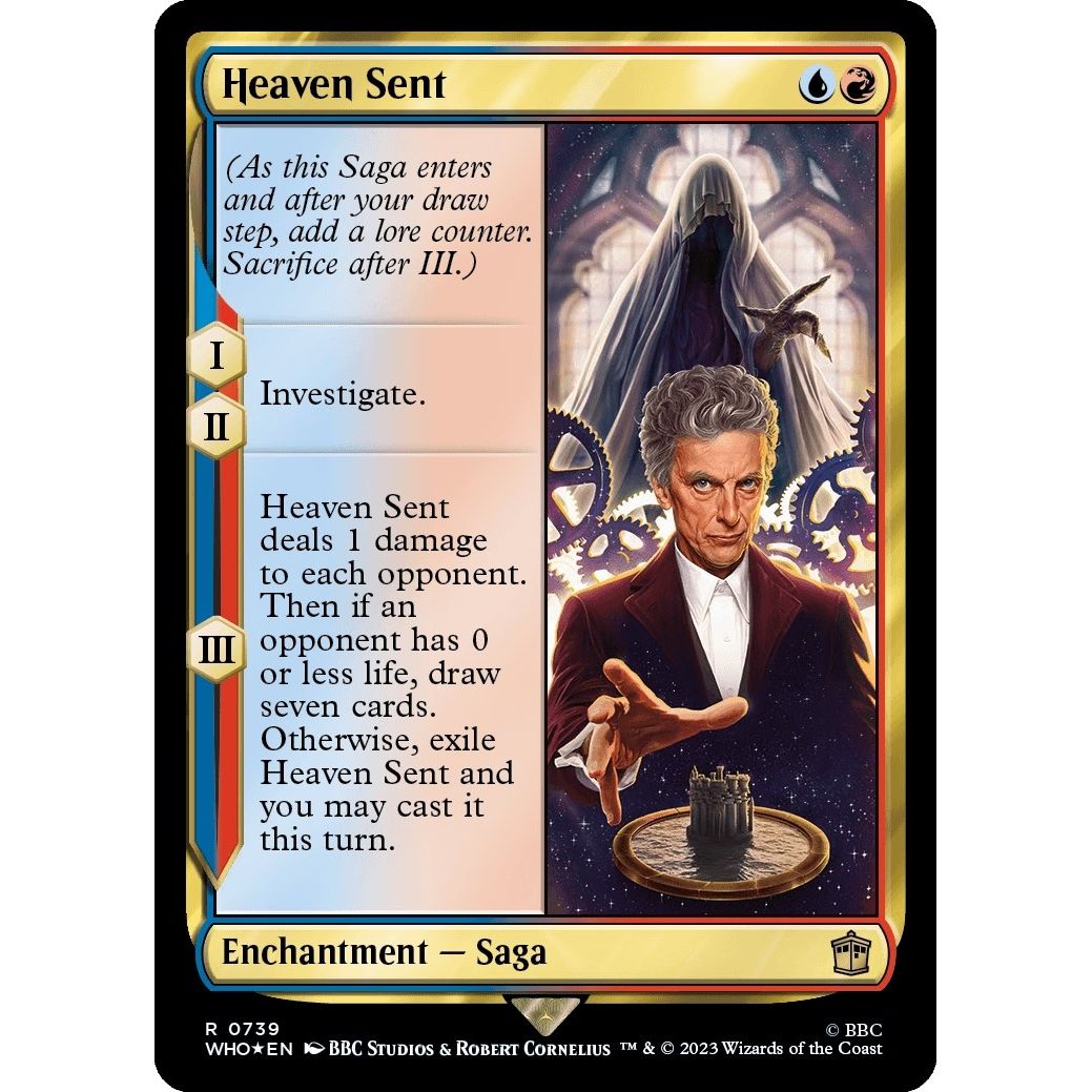 Image for Heaven Sent (Surge Foil) (739) (WHO) - Magic: The Gathering