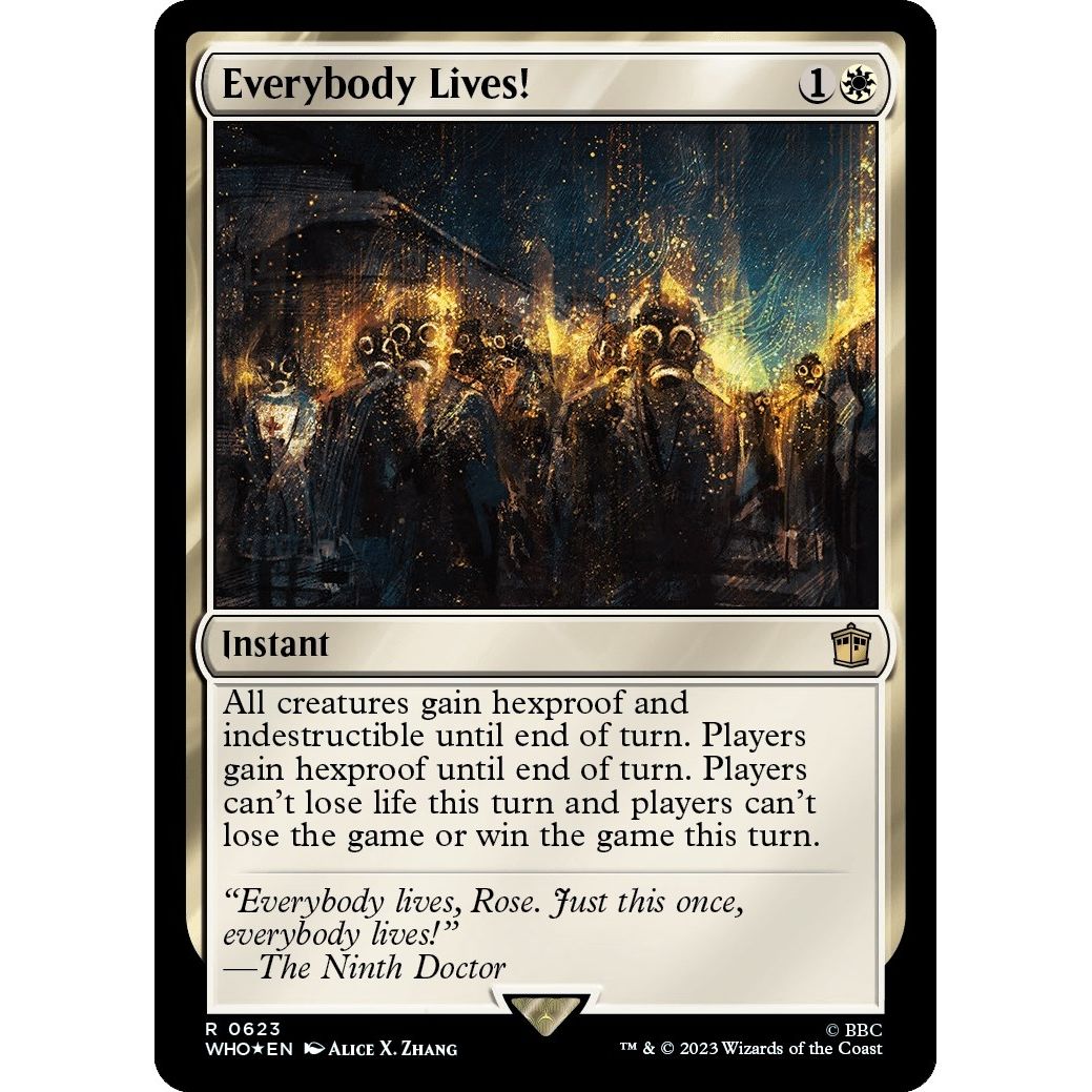 Image for Everybody Lives! (Surge Foil) (623) (WHO) - Magic: The Gathering