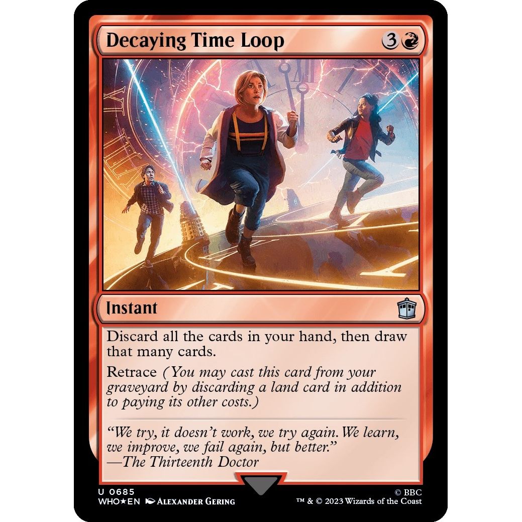 Image for Decaying Time Loop (Surge Foil) (685) (WHO) - Magic: The Gathering