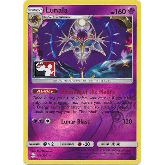 Image for Lunala (102/236) (PR) - Pokemon