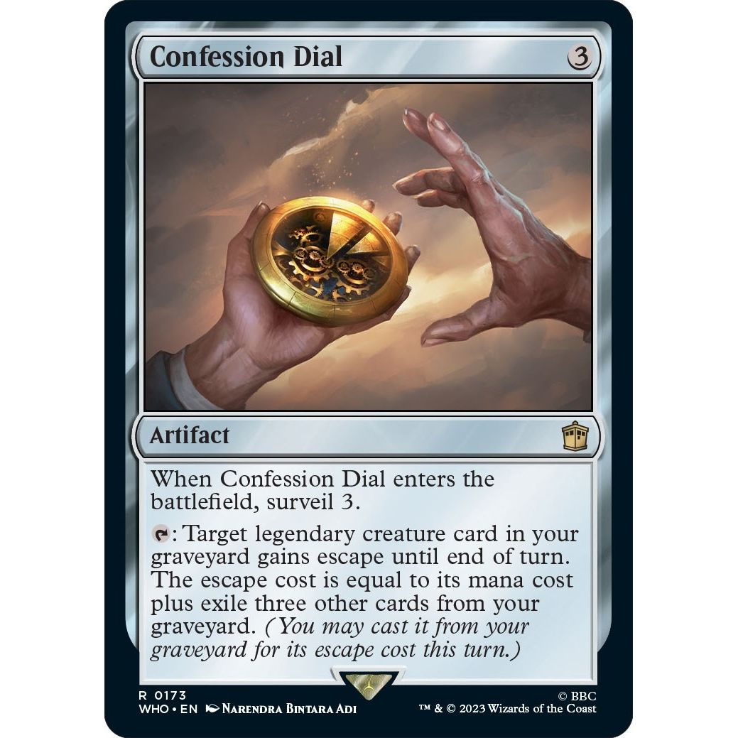 Image for Confession Dial (173) (WHO) - Magic: The Gathering