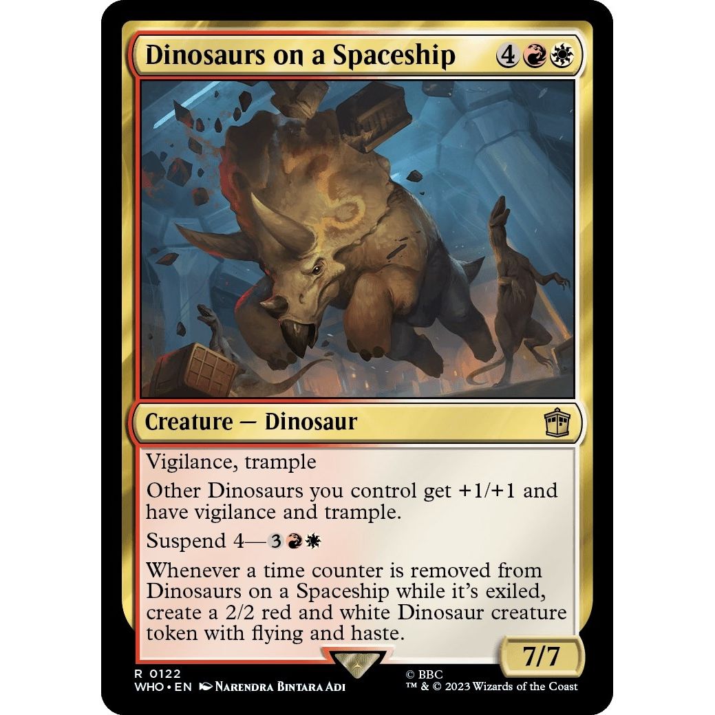 Image for Dinosaurs on a Spaceship (122) (WHO) - Magic: The Gathering