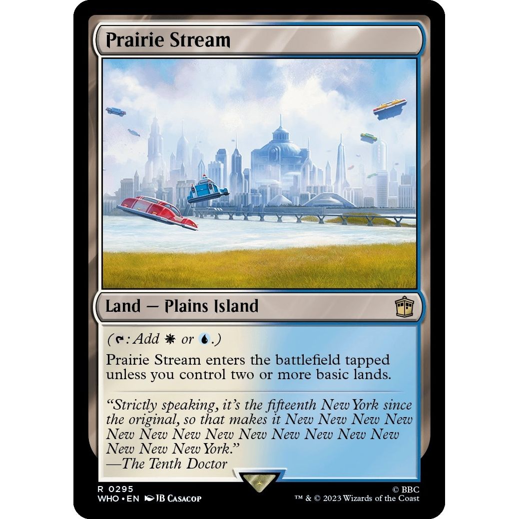 Image for Prairie Stream (295) (WHO) - Magic: The Gathering