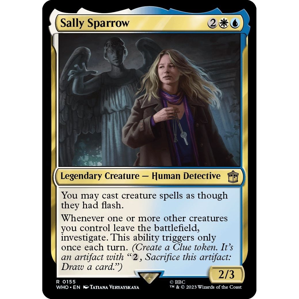 Image for Sally Sparrow (155) (WHO) - Magic: The Gathering