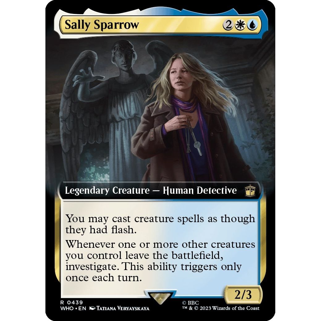 Image for Sally Sparrow (Extended Art) (439) (WHO) - Magic: The Gathering