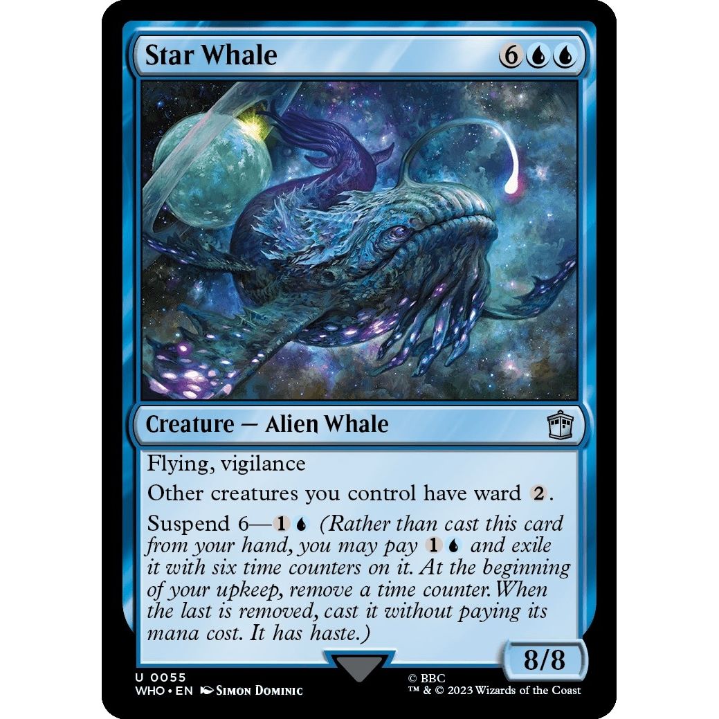Image for Star Whale (55) (WHO) - Magic: The Gathering