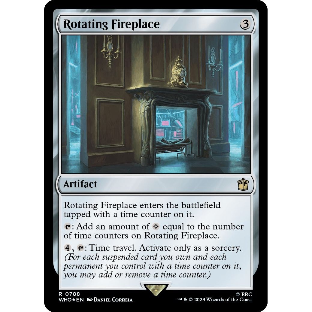 Image for Rotating Fireplace (Surge Foil) (788) (WHO) - Magic: The Gathering