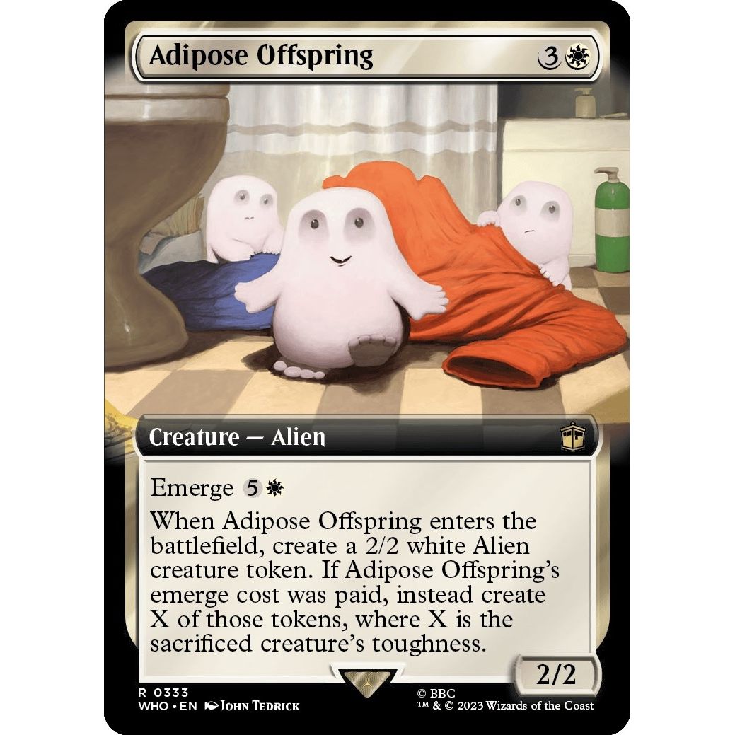Image for Adipose Offspring (Extended Art) (333) (WHO) - Magic: The Gathering
